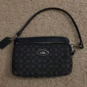 Black Coach Wristlet